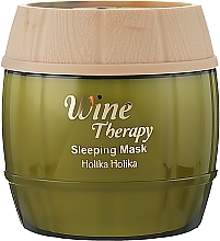 Духи, Парфюмерия, косметика Ночная обновляющая маска-желе "Винная терапия", Белое - Holika Holika Wine Therapy Sleeping Mask