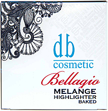 Духи, Парфюмерия, косметика УЦЕНКА Хайлайтер запеченный - Dark Blue Cosmetics Bellagio Bellagio Melange Baked *