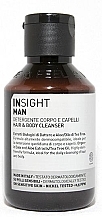 Очищающий гель для тела - Insight Man Hair And Body Cleanser — фото N1