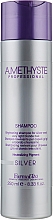 Оживлюючий шампунь для сивого і світлого волосся - Farmavita Amethyste Silver Shampoo — фото N1