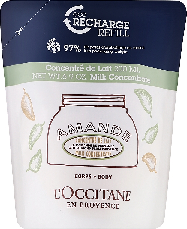 Молочко для пружності шкіри тіла - L'Occitane Almond Milk Concentrate (refill) — фото N1