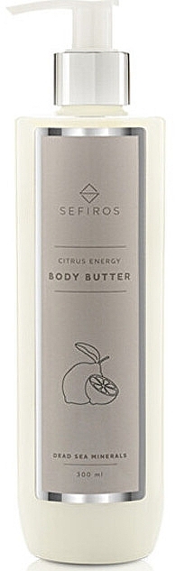 Олія для тіла "Цитрусова енергія" з мінералами Мертвого моря - Sefiros Citrus Energy Body Butter With Dead Sea Minerals — фото N1