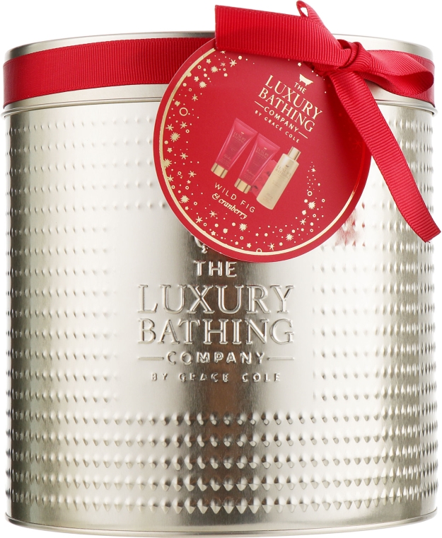 Набор - Grace Cole The Luxury Bathing Sauvage (sh/gel/250ml + b/cr/150ml + bath/foam/250ml + sponge)