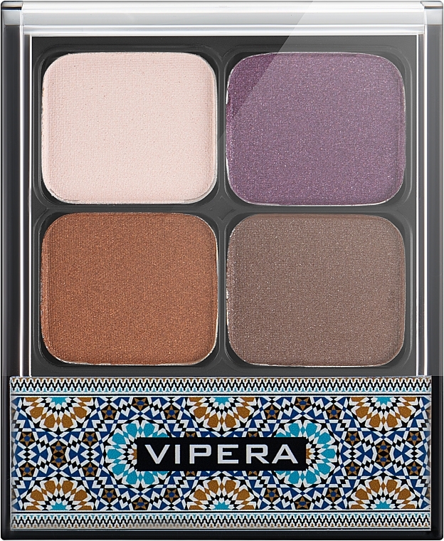 Прессованные тени для век - Vipera Quatro Eyeshadow — фото N2