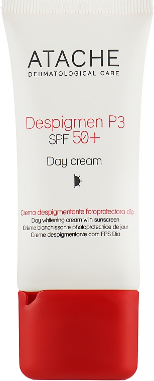 Денний крем з активними компонентами ліпосом - Atache Despigment P3 Day Cream SPF 50+ — фото N1