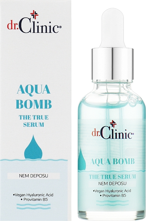 Увлажняющая сыворотка для лица - Dr. Clinic Aqua Bomb The True Serum — фото N2