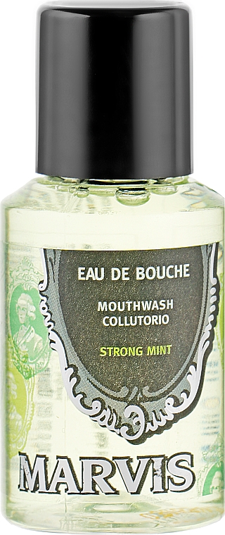 Ополаскиватель-концентрат для полости рта "Мята" - Marvis Concentrate Strong Mint Mouthwash (мини) — фото N1