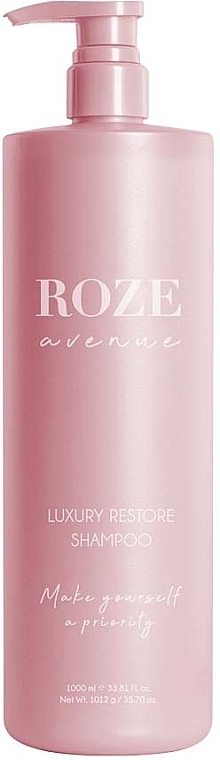 Роскошный восстанавливающий шампунь для волос - Roze Avenue Luxury Restore Shampoo — фото N2