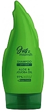 Шампунь для сухих волос с экстрактом алоэ вера и жожоба - Jus & Mionsh Shampoo For Dry Damaged Hair Aloe Jojoba Oil — фото N1