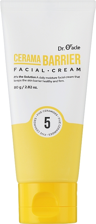 Крем для обличчя відновлення шкірного бар'єру з керамідами - Dr. Oracle Cerama Barrier Facial Cream