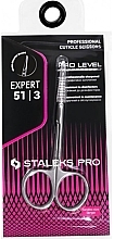 Ножиці професійні для кутикули - Staleks Pro Expert 51 Type 3 SE-51/3 — фото N3