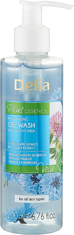 Гель для вмивання - Delia Plant Essence Gel Wash — фото N1