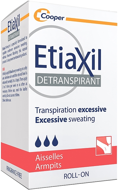 УЦІНКА Антиперспірант тривалої дії для нормальної шкіри - Etiaxil Antiperspirant Treatment Normal Skin Armpits Roll-On * — фото N4