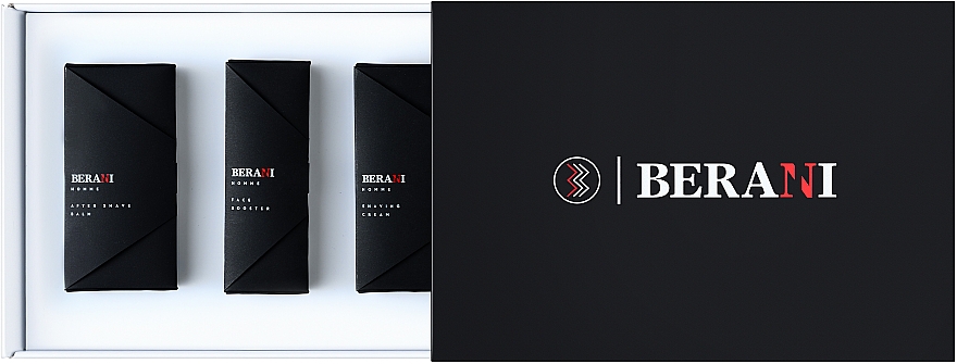 Berani Homme Face Care Set - Набір (sh/cr/120ml + after/sh/balm/120ml + f/cr/30ml) — фото N1