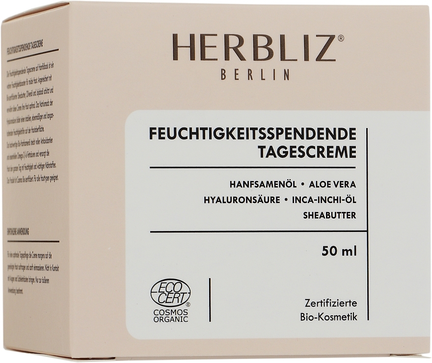 УЦЕНКА Увлажняющий дневной крем для лица - Herbliz Hydrating Day Cream * — фото N3