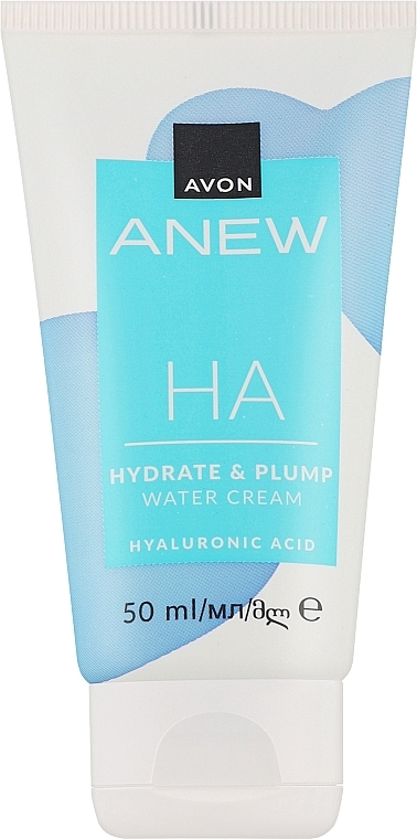 Увлажняющий и укрепляющий крем для лица - Avon Anew HA Hydrate & Plump Water Cream — фото N1