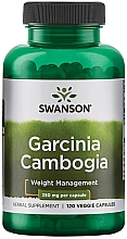 Харчова добавка "Екстракт гарцинії камбоджійської", 250 мг - Swanson Garcinia Cambogia — фото N1