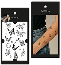 Временное тату "9 Бабочек" - Tattooshka — фото N3