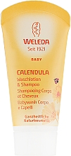 Шампунь-гель для тіла та волосся, з екстрактом календули - Weleda Calendula Cleansing Lotion & Shampoo (міні) — фото N1