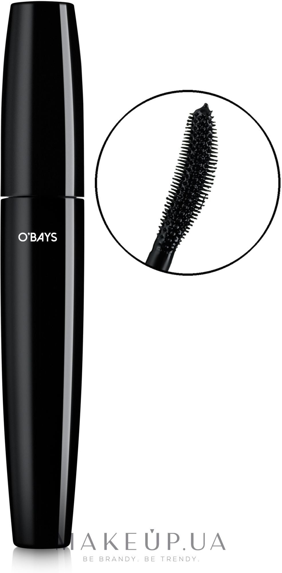 Тушь с эффектом подкручивания ресниц - O’BAYS Ultra Curl Mascara — фото Black