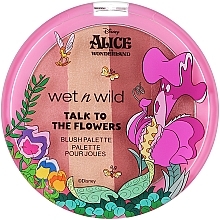 Палетка румян - Wet N Wild Alice in Wonderland Talk To The Flowers Blush Palette — фото N2