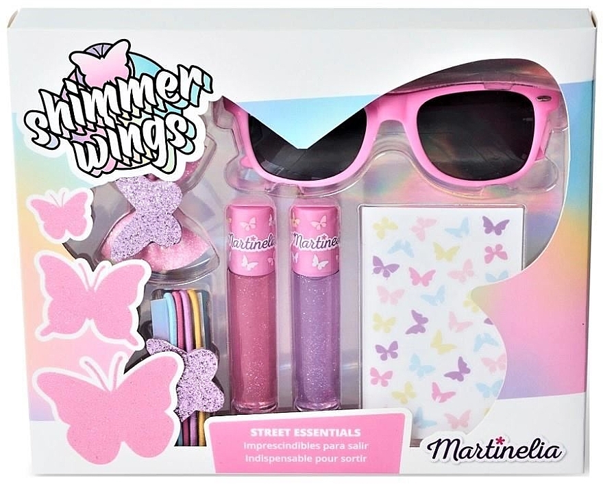 Набор, 9 предметов - Martinelia Shimmer Wings Cute Beauty Basics Street Essentials — фото N1