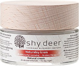 Духи, Парфюмерия, косметика Крем для сухой и нормальной кожи - Shy Deer Natural Cream