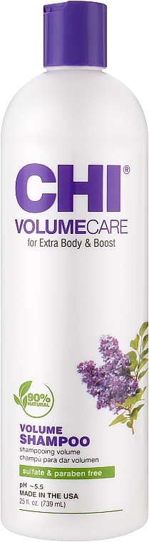 Шампунь для об'єму і густоти волосся - CHI Volume Care Volumizing Shampoo — фото N2