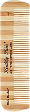 Гребінець бамбукова, 1 - Olivia Garden Healthy Hair Eco-Friendly Bamboo Comb 1 — фото N1