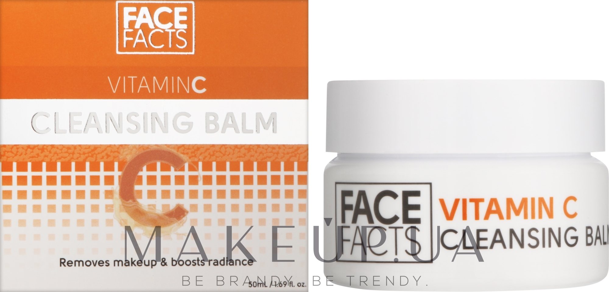 Бальзам для очищення шкіри обличчя з вітаміном С - Face Facts Vitamin C Cleansing Balm — фото 50ml