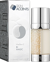 Эмульсионная сыворотка 2в1 с жемчужинами "Витамин С" - Inspira:cosmetics Skin Accents VitaGlow C Bi – Magic — фото N2