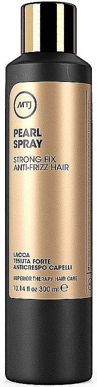 Лак сильной фиксации для волос которые пушатся - MTJ Cosmetics Pearl Spray — фото N1