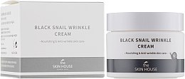Парфумерія, косметика Живильний крем з колагеном і муцином чорного равлика - The Skin House Black Snail Wrinkle Cream