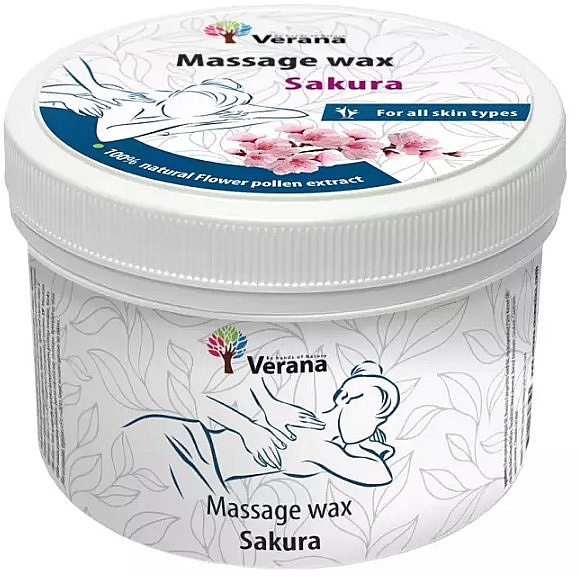 Віск для масажу "Сакура" - Verana Massage Wax Sakura — фото N1