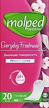 Парфумерія, косметика Щоденні прокладки Everyday Freshness, 2 краплі, 20 шт. - Molped