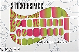 Парфумерія, косметика Дизайнерські наклейки для педикюру "Holi pedi" - StickersSpace