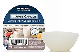 Парфумерія, косметика Ароматичний віск - Yankee Candle Signature Sweet Vanilla Horchata Wax Melt