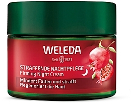 УЦЕНКА Ночной крем-лифтинг "Гранат и пептиды Маки перуанской" - Weleda Pomegranate & Poppy Peptide Firming Night Cream * — фото N1