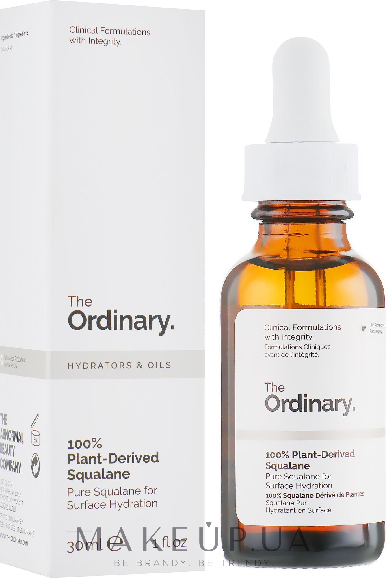 Скваланова олія 100% натуральності - The Ordinary 100% Plant-Derived Squalane — фото 30ml