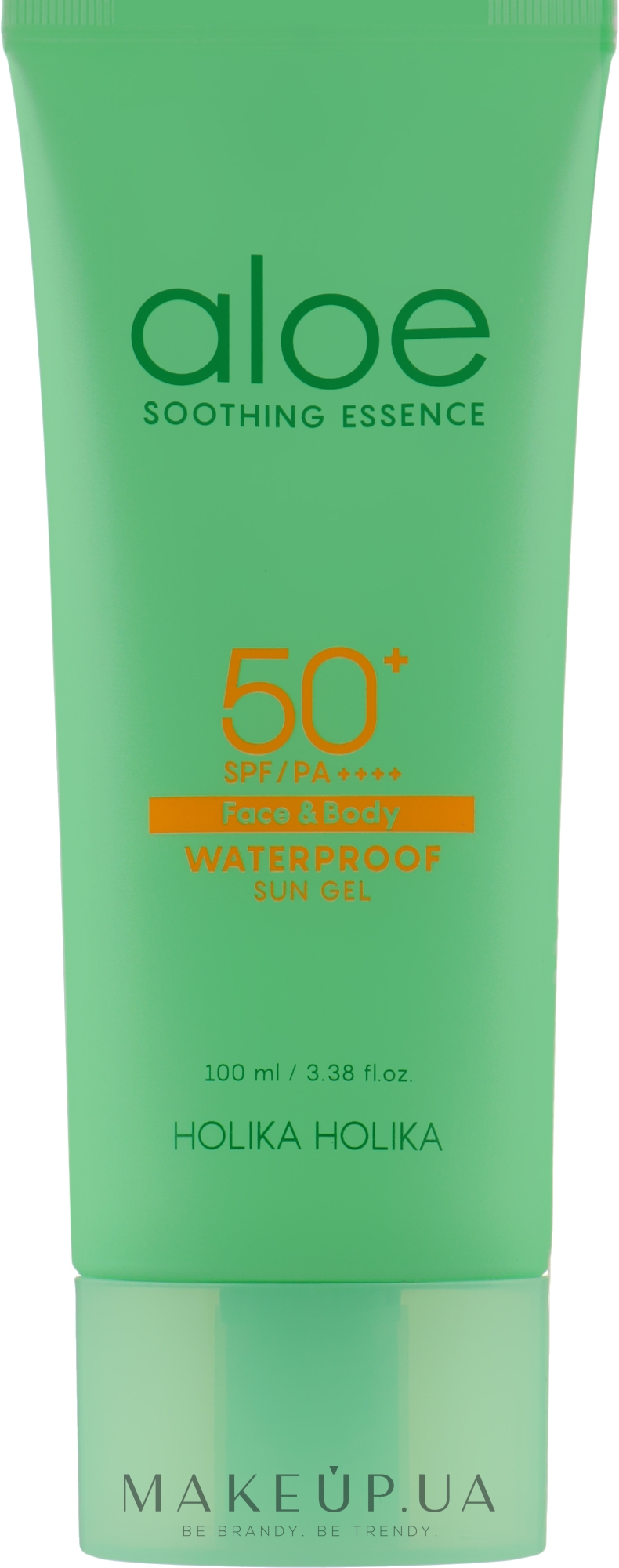 Солнцезащитный гель-эссенция с алоэ - Holika Holika Aloe Soothing Essence Waterproof Sun Gel SPF50+ — фото 100ml