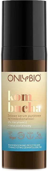 Точкова сироватка для обличчя проти недосконалостей - Only Bio Kombucha Spot Serum — фото N1