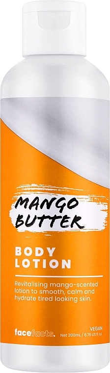 Лосьон для тела "Манговое масло" - Face Facts Body Lotion Mango Butter — фото N1
