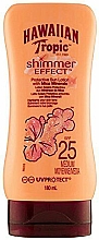 Солнцезащитный лосьон с эффектом мерцания SPF25 - Hawaiian Tropic SPF 25 Shimmer Effect Sun Lotion — фото N1