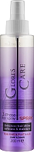 Духи, Парфюмерия, косметика Двухфазный спрей для волос "Увлажнение и блеск" - Glori's Glori's Care Hair Spray