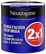 Парфумерія, косметика Набір - Neutrogena Norwegian Formula Comforting Deep Hydration Balm (balm/2x300ml)