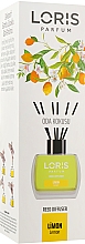 Духи, Парфюмерия, косметика Аромадиффузор "Лимон" - Loris Parfum Exclusive Lemon Reed Diffuser