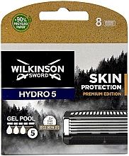Набір змінних лез "Hydro 5", 8 шт. - Wilkinson Sword Hydro 5 Skin Protection Premium Edition — фото N1