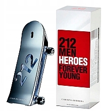 Carolina Herrera 212 Men Heroes Forever Young - Туалетная вода (мини) — фото N1