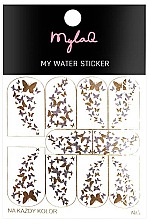 Наклейки для ногтей 5 "Бабочки" - MylaQ My Water Sticker — фото N1