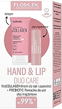 Набор - Floslek Hand & Lip Duo Care Fitocollagen (h/cr/50ml + lip/balm/4g) — фото N1